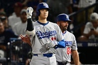 大谷は４試合ぶりのマルチ安打をマークした。(C)Getty Images