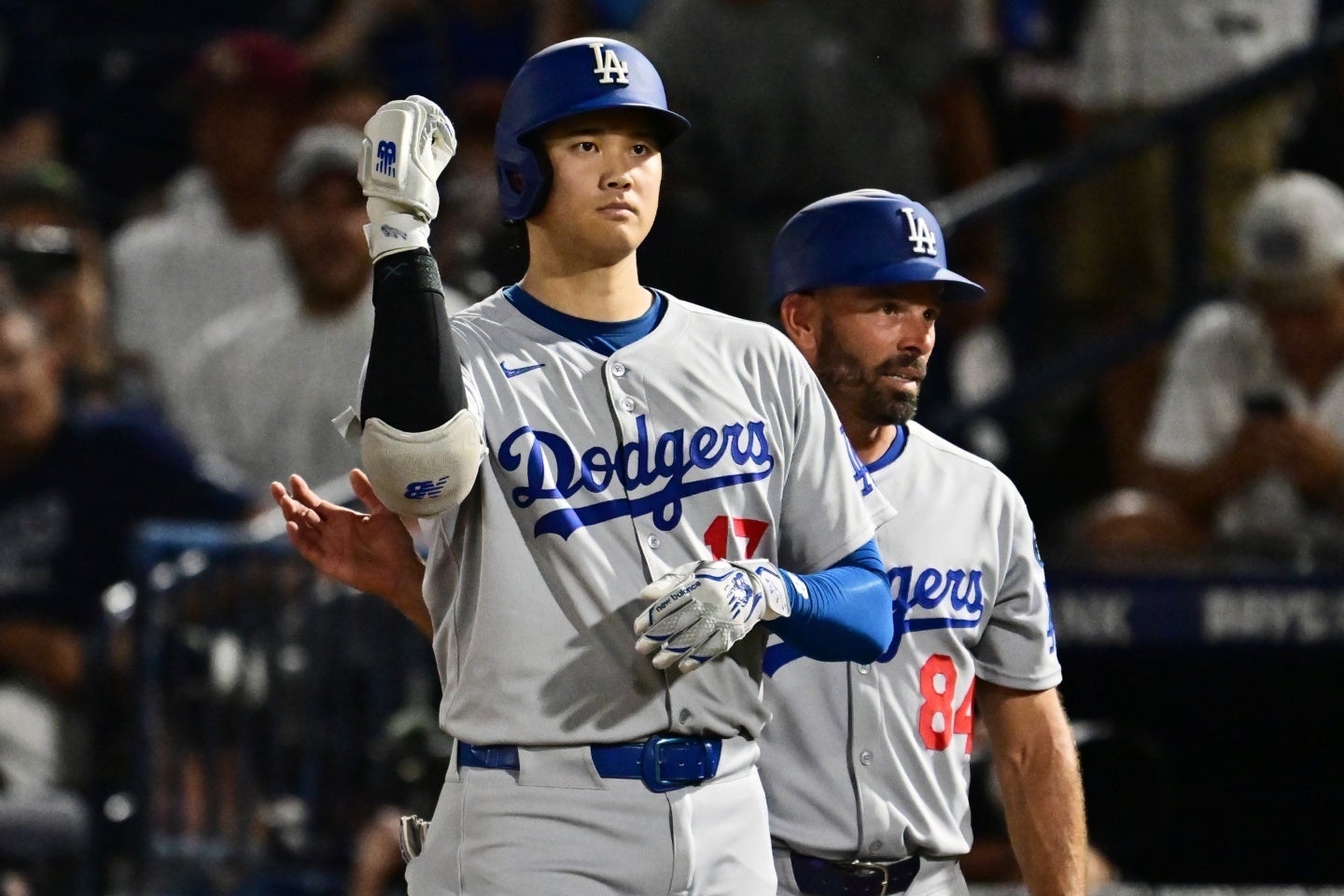 大谷は４試合ぶりのマルチ安打をマークした。(C)Getty Images