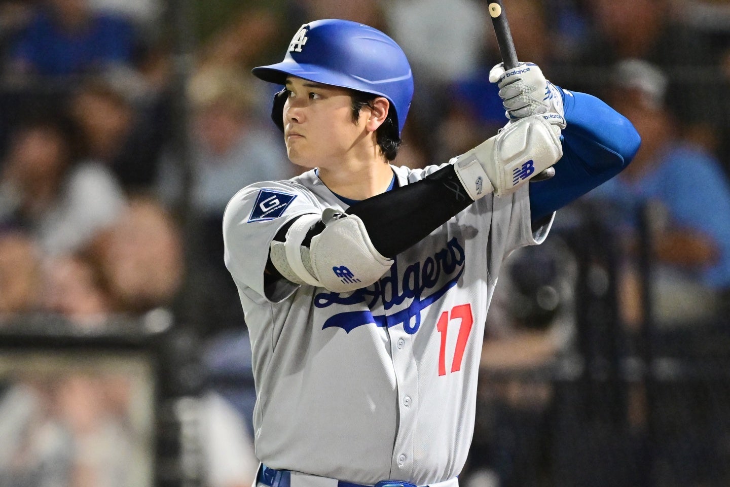 大谷はレイズ戦で２本の内野安打をマークした。(C)Getty Images