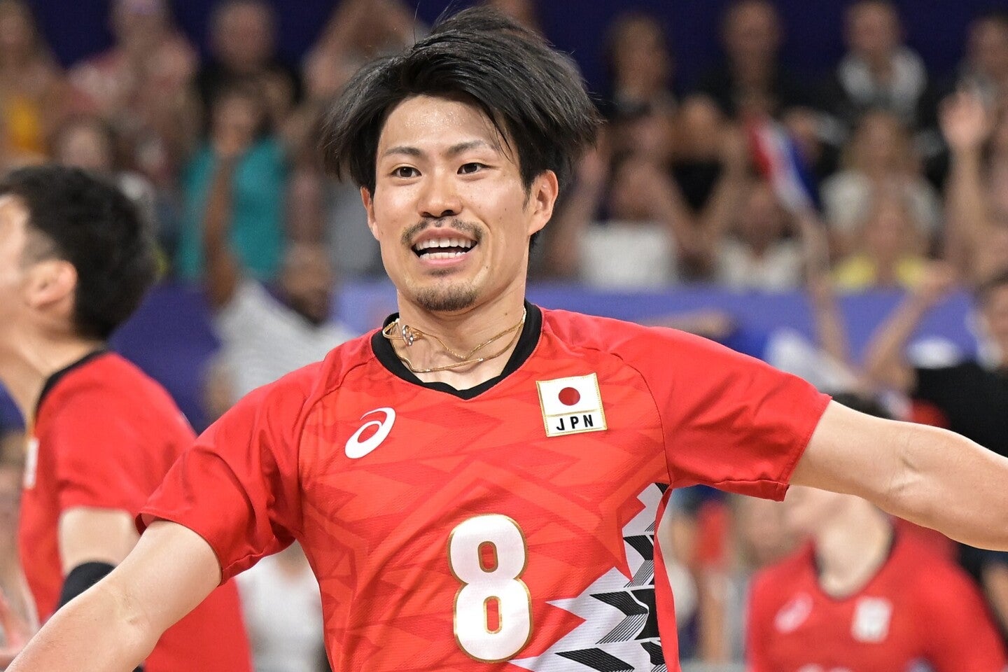 休日のオフショットを公開した関田。写真：金子拓弥（THE DIGEST写真部／JMPA代表撮影）