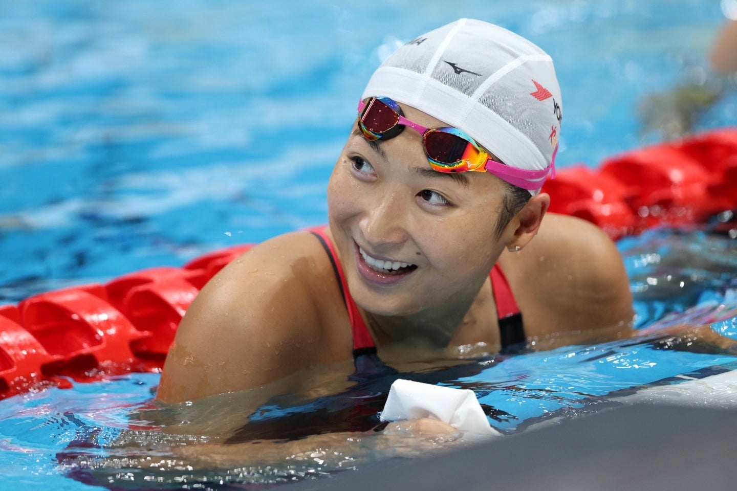 池江はインスタに悔し涙を流した胸中を綴った。(C)Getty Images