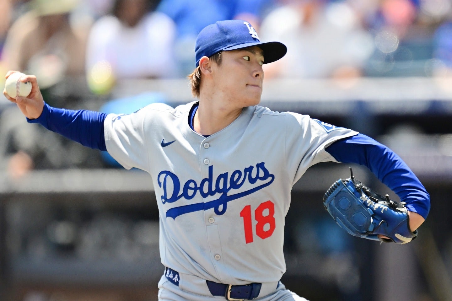 メジャー移籍後初の２ケタ勝利を達成した山本。(C) Getty Images