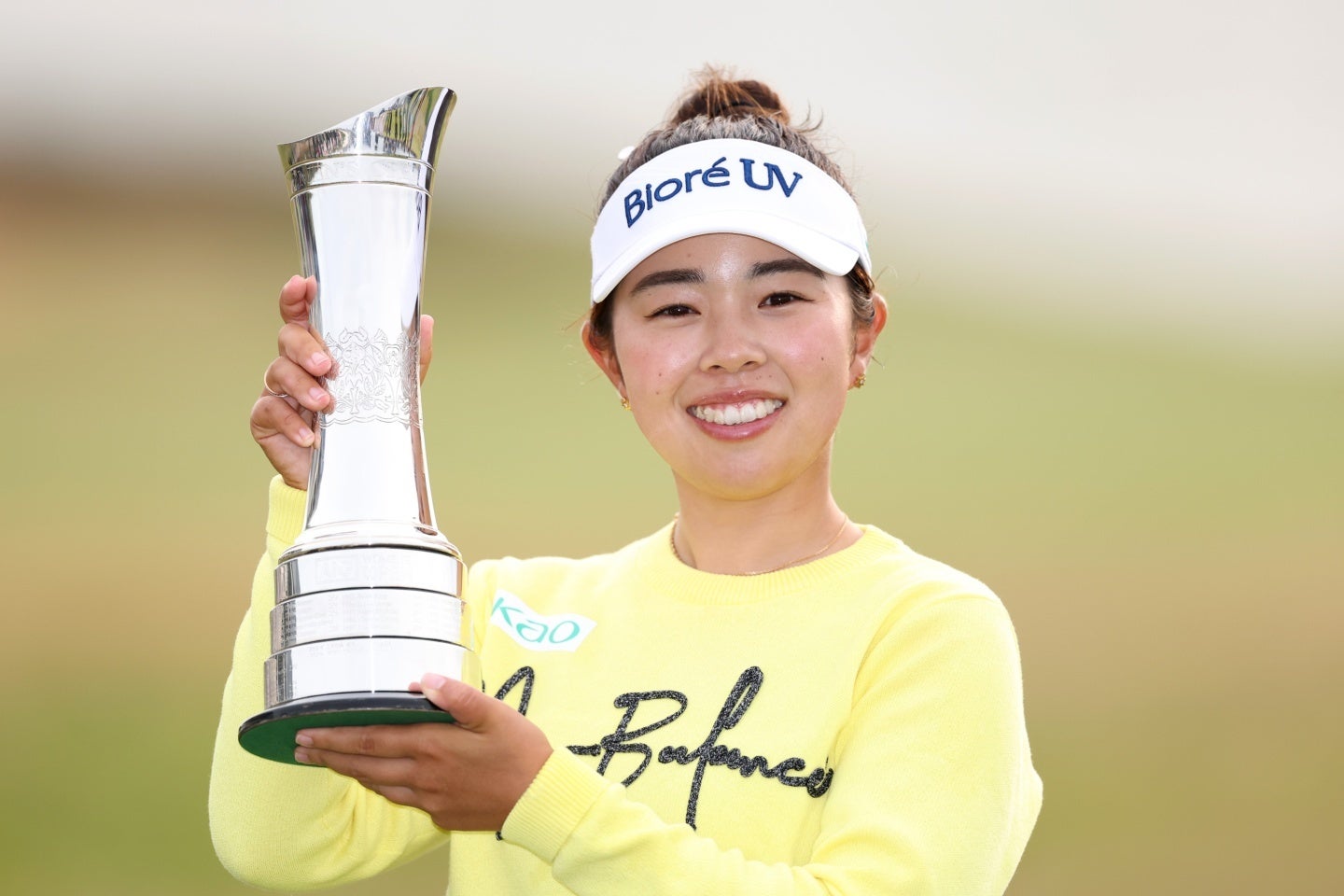 全英女子OPで優勝した山下。自身初のメジャー制覇を飾った。(C) Getty Images
