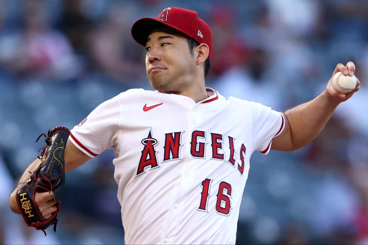 今季５勝目を挙げた菊池。(C) Getty Images