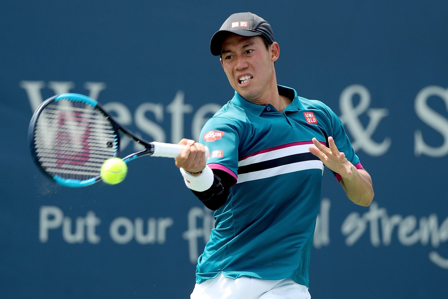 錦織がシンシナティでの練習動画を公開した。同大会に出場すれば2019年（写真）以来となる。（C）Getty Images