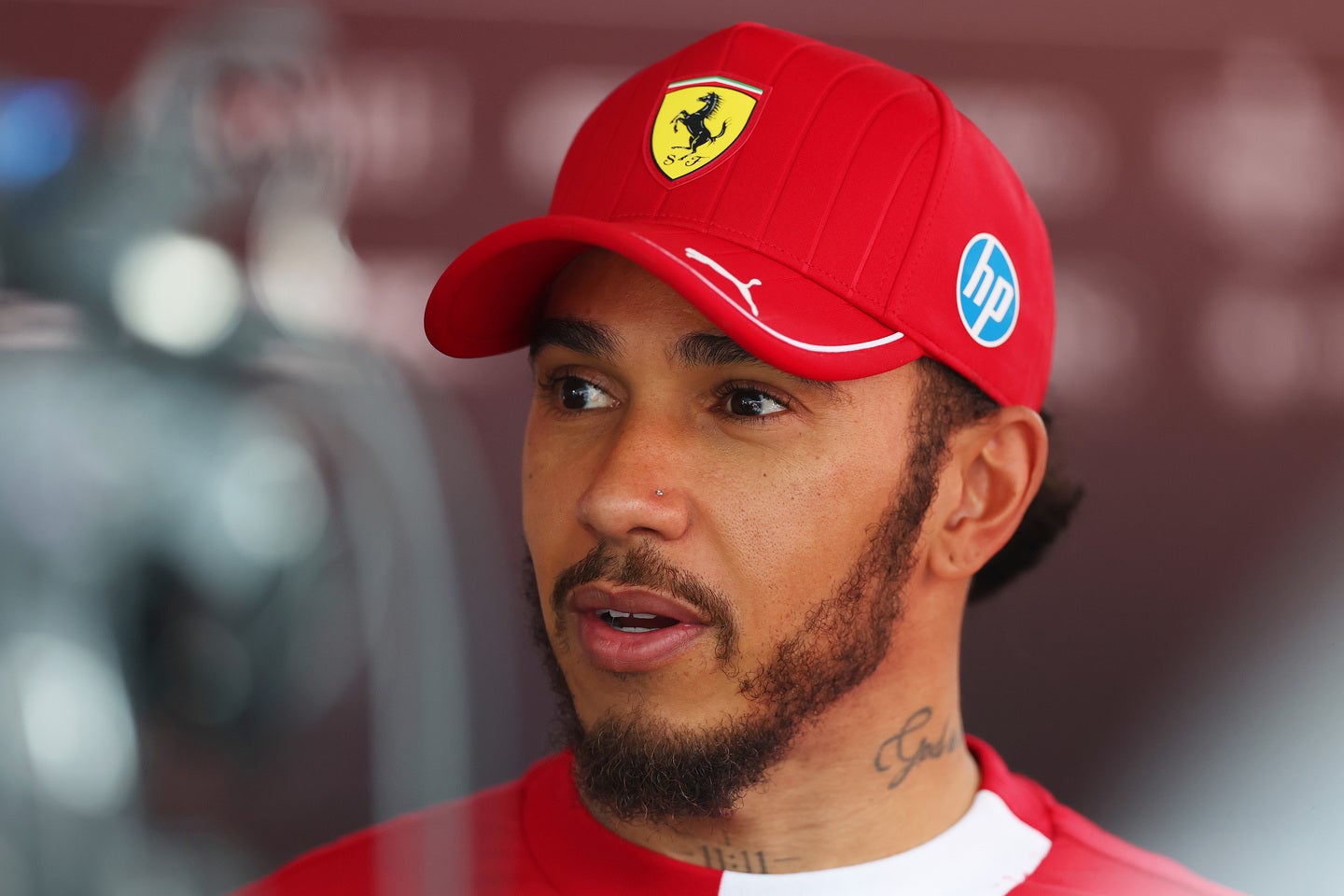 今季メルセデスからフェラーリに移籍したハミルトン。(C)Getty Images