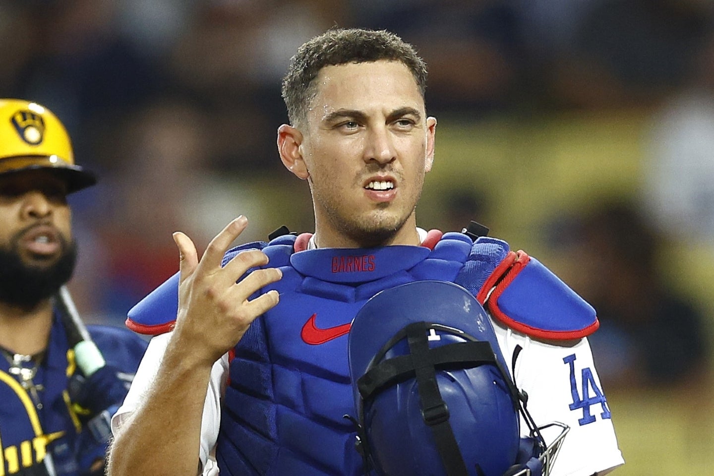 ドジャースに続いてジャイアンツからも自由契約となったバーンズ。(C)Getty Images