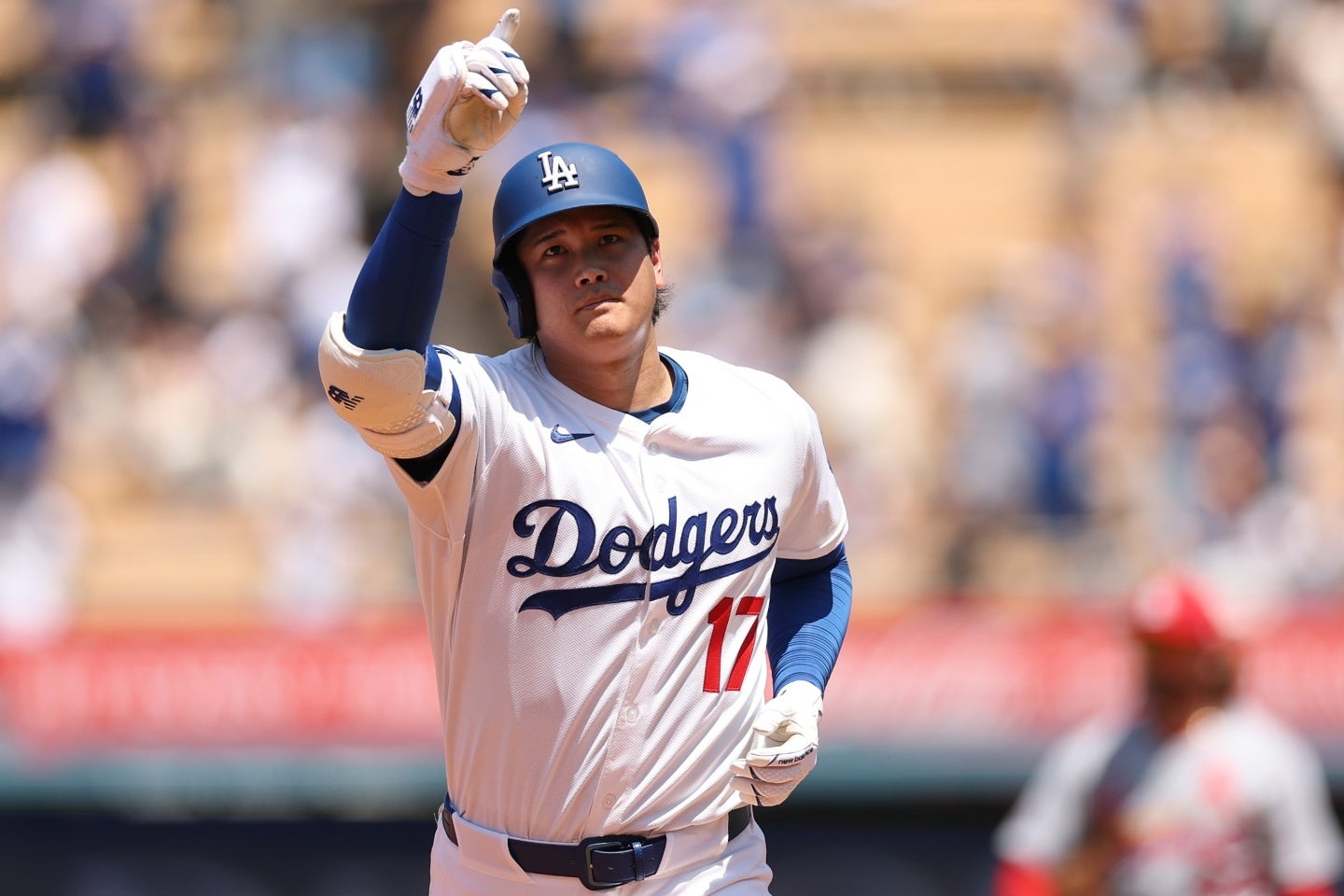 大谷は３回に一時逆転となる39号２ランを放った。(C)Getty Images