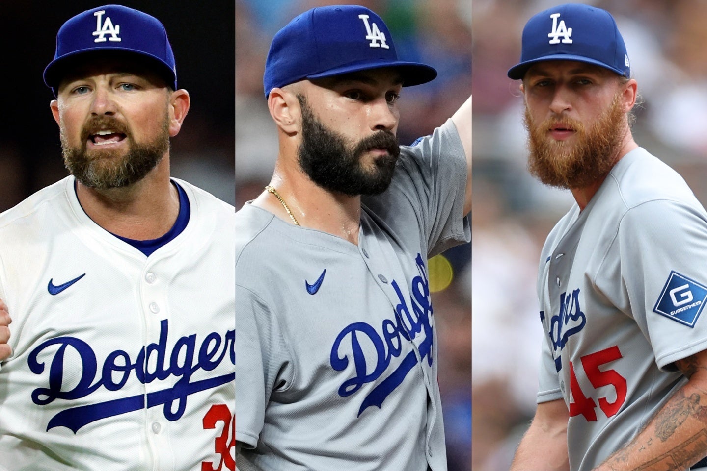 ８月中の復帰を目指しているイェーツ（左）、スコット（中）、コーペック（右）。(C) Getty Images