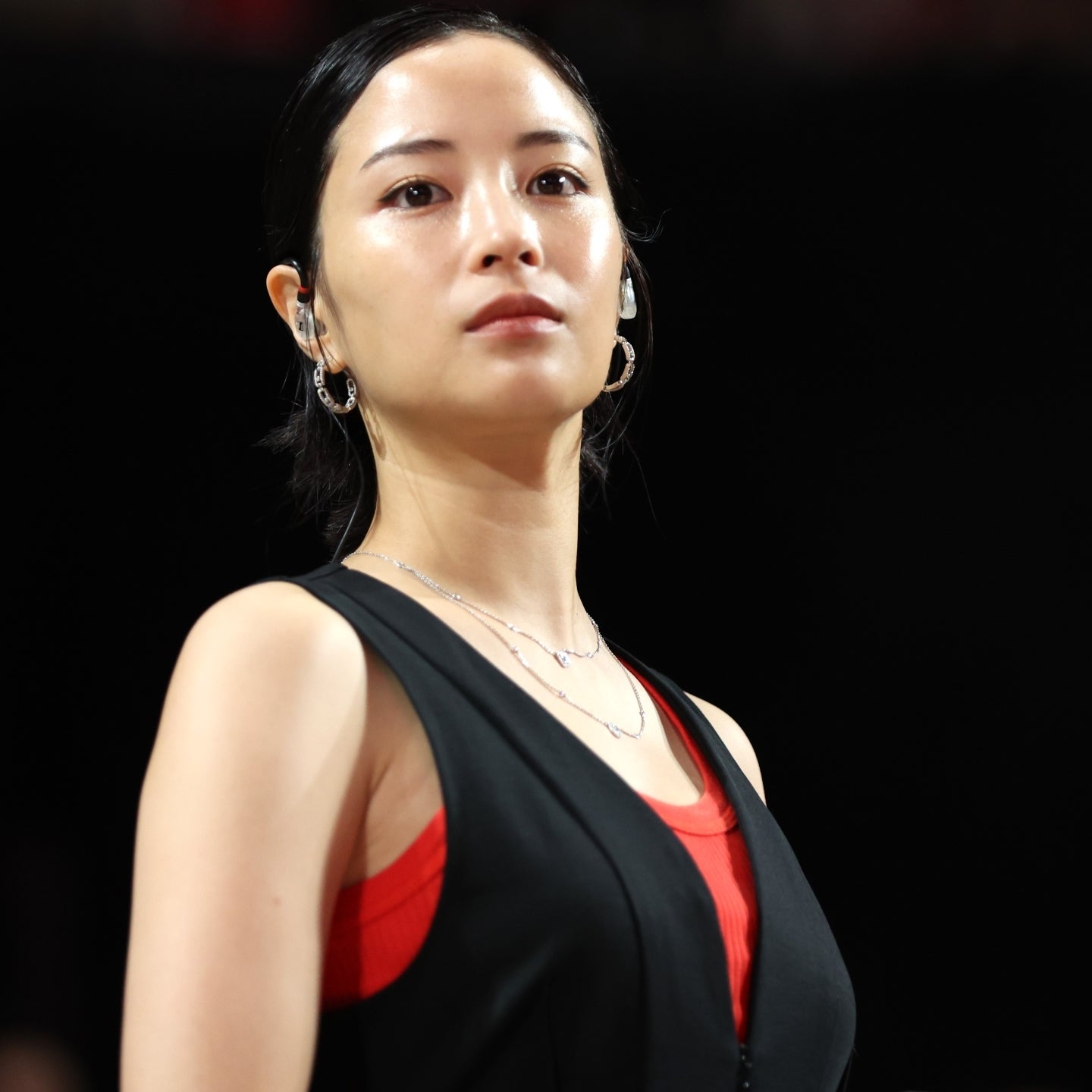 今大会でもテレビ朝日のスペシャルブースターを務めている広瀬すずさん。写真：永島裕基
