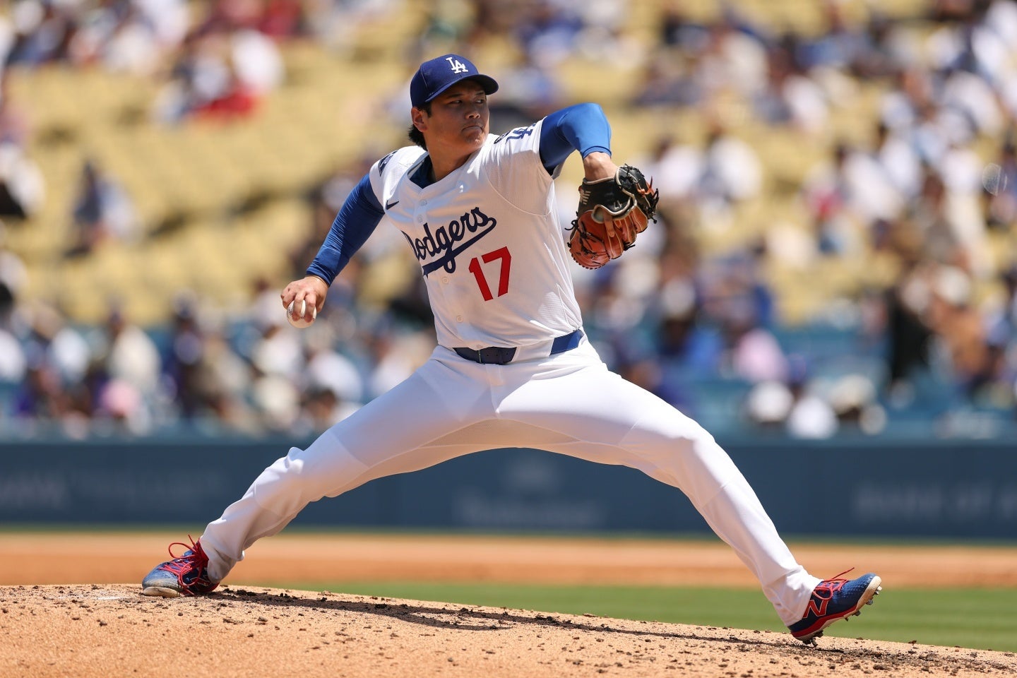 大谷はカーディナルス戦で４回１失点８奪三振の好投だった。(C)Getty Images