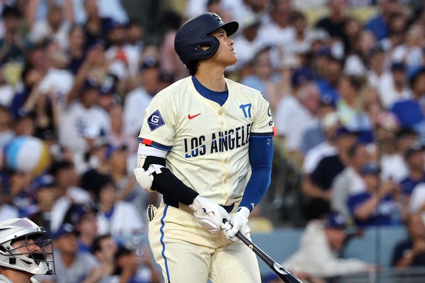 首位に１本差に迫る40号を放った大谷。(C) Getty Images