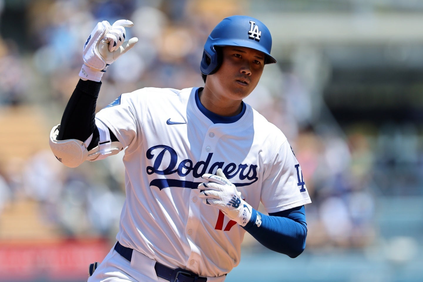 大谷は初回に41号先頭打者アーチを放った。(C) Getty Images