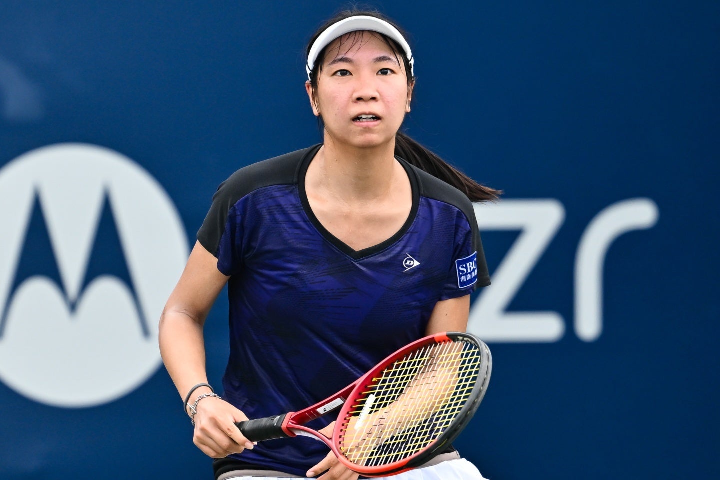 前週のモントリオール大会に続き、シンシナティでも予選から勝ち上がり３回戦へ進出した伊藤だったが、世界６位キーズにはストレートで敗れベスト16入りはならなかった。（C）Getty Images