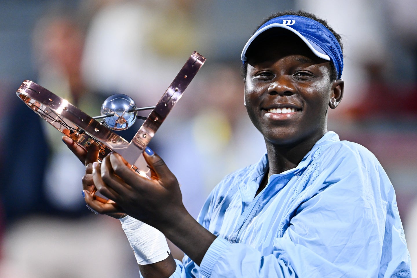 ツアー初優勝をWTA1000のナショナルバンクOPで飾ったエムボコ。全米オープンにはシードとして臨む。(C)Getty Images