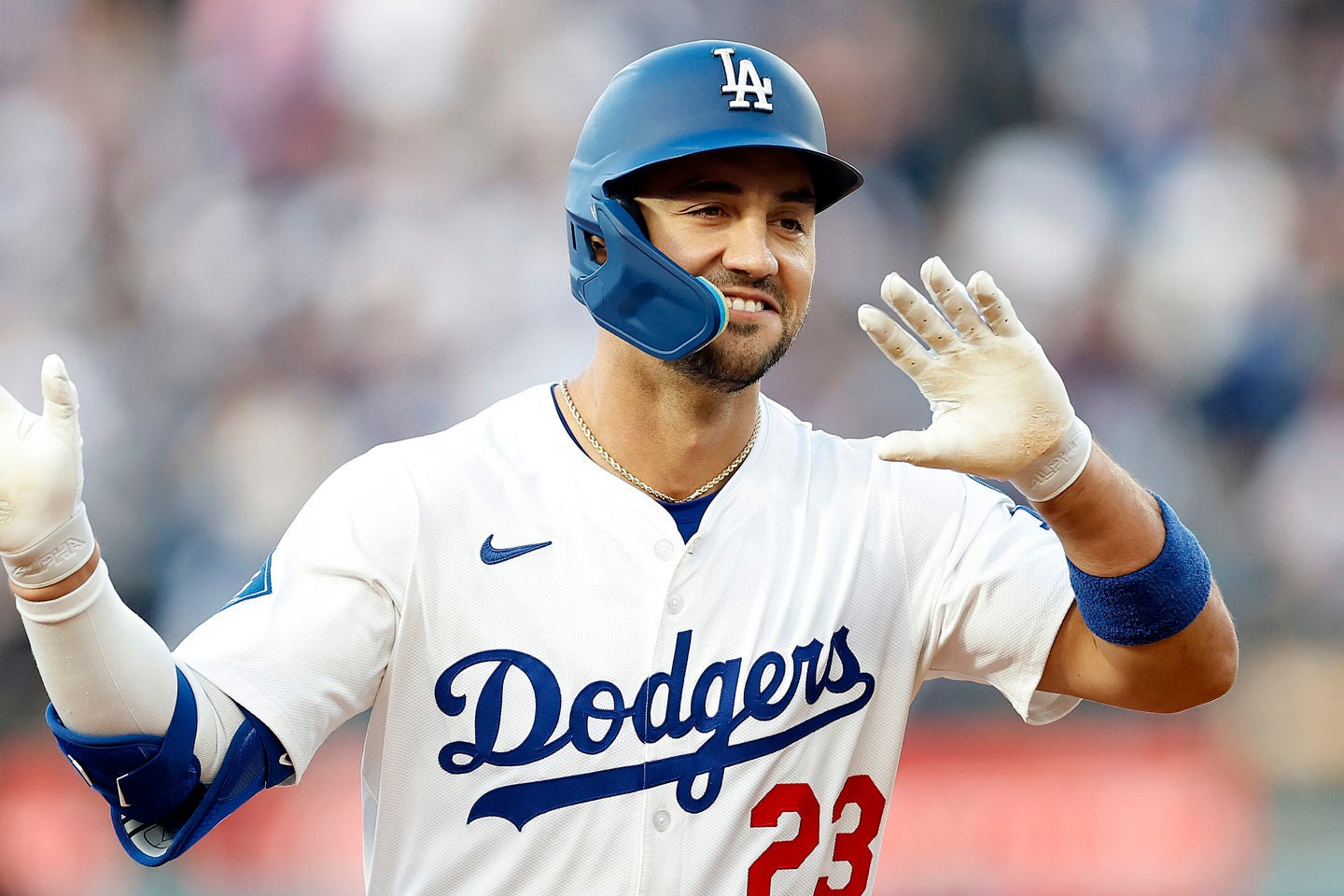 今季、打撃不振に陥っているドジャースのコンフォート。(C)Getty Images