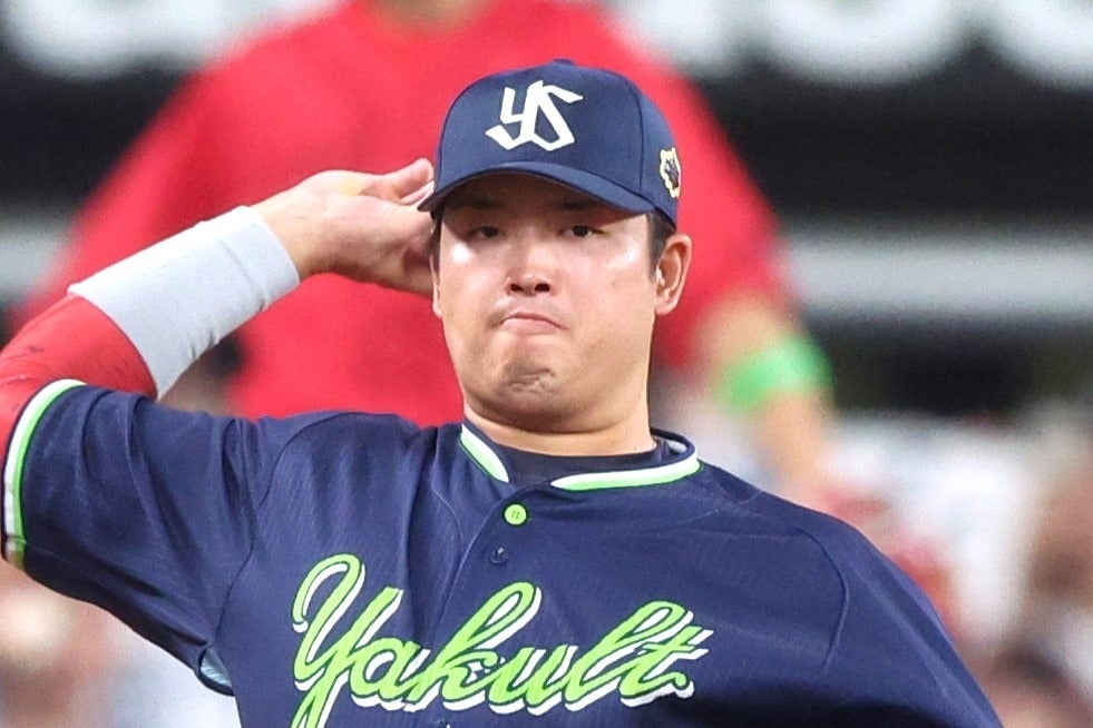 26年シーズンのMLB挑戦を表明している村上。写真：永島裕基