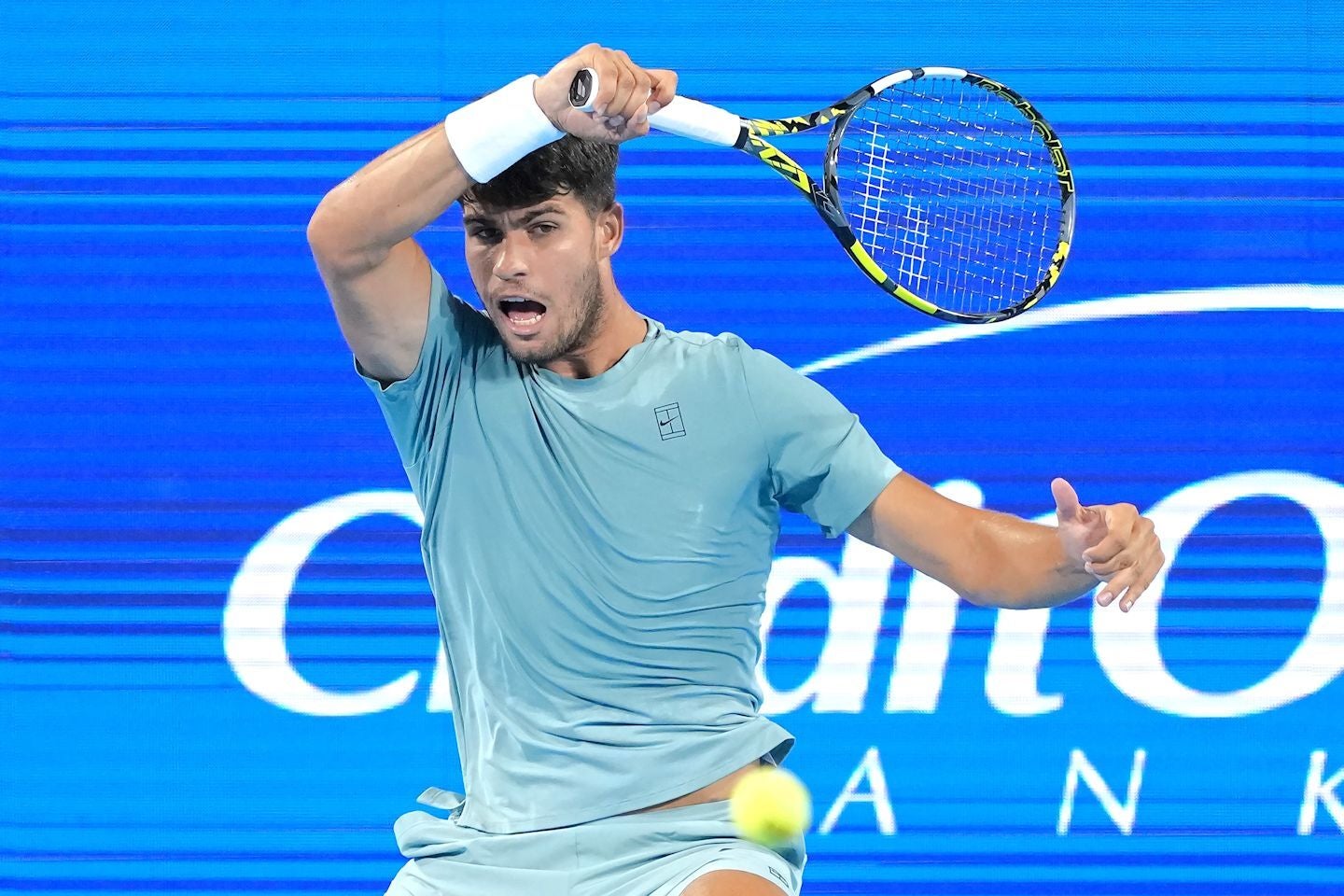ウインブルドンでは準優勝に終わったため連勝記録はストップしたが、約１カ月ぶりの実戦となるシンシナティでは素晴らしいパフォーマンスを披露しているアルカラス。(C)Getty Images