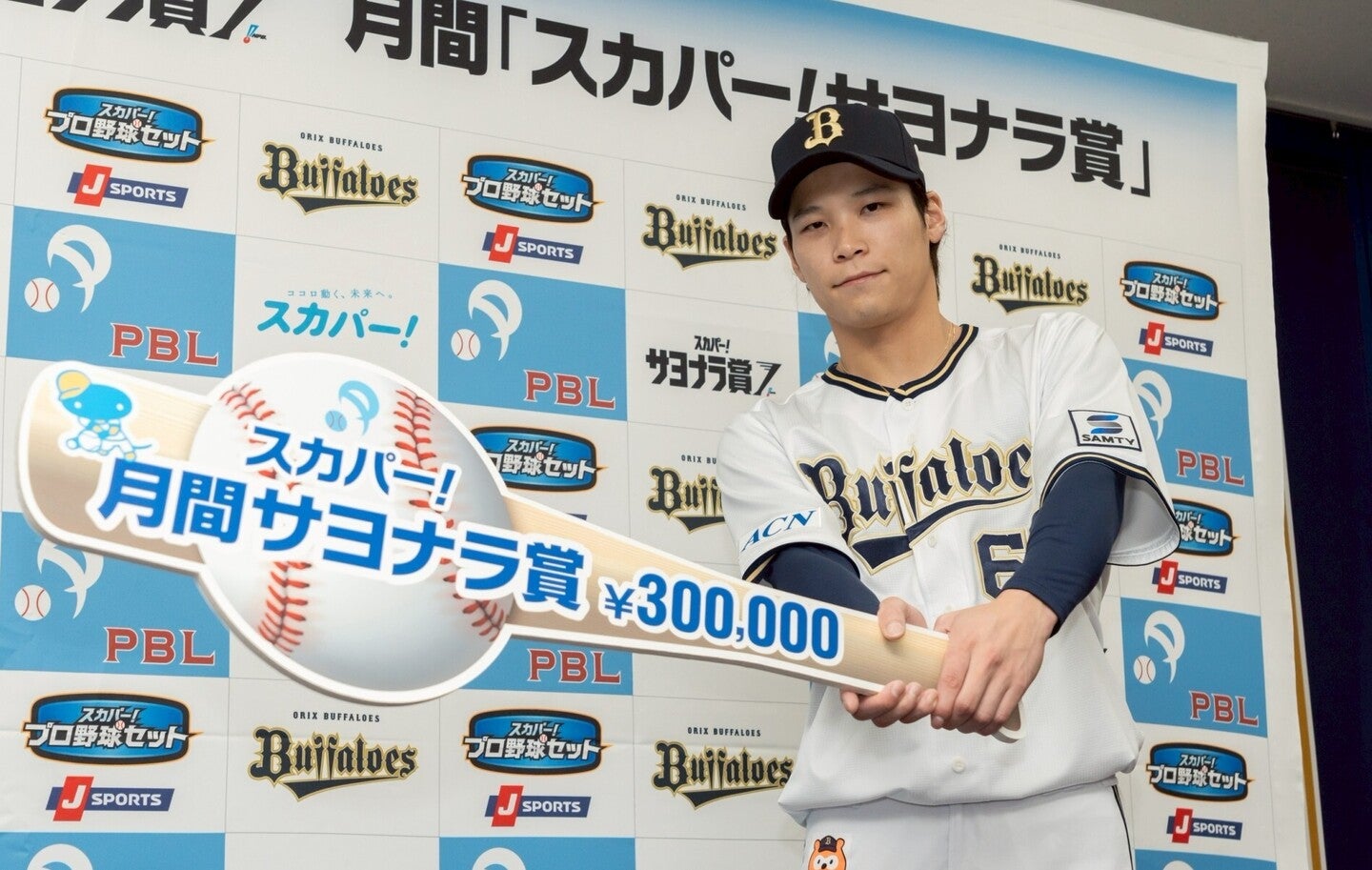 今季も勝負強い打撃が光る中川。今後も打線のキーマンとして期待がかかる。写真：野口航志