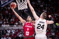 日本を圧倒したレバノンも、続く準々決勝でニュージーランドに敗れた。(C)FIBA