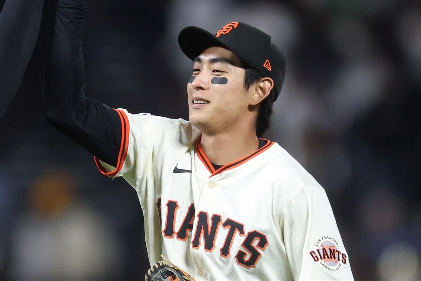 球場を熱狂させるスーパーキャッチを見せたイ・ジョンフ。(C) Getty Images