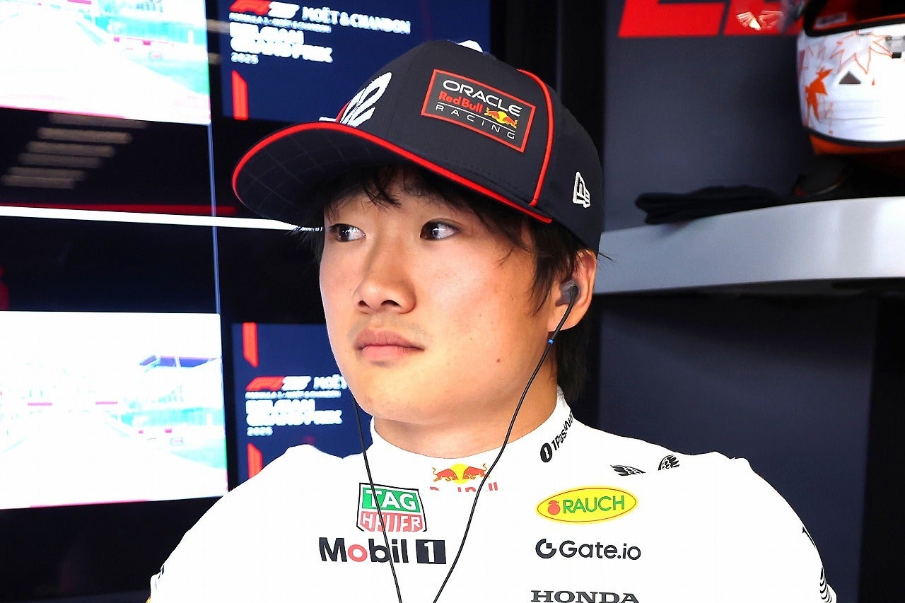 レッドブル昇格後、厳しい週末が続いている角田。後半戦でどれだけ巻き返せるかがチームにとっても重要。(C)Getty Images