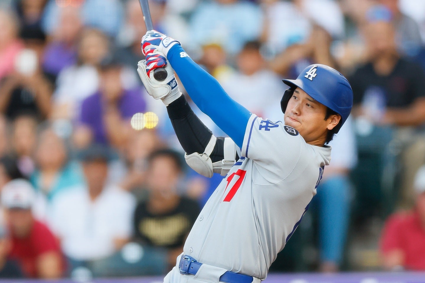 大谷が２安打１打点の活躍を見せた。(C) Getty Images