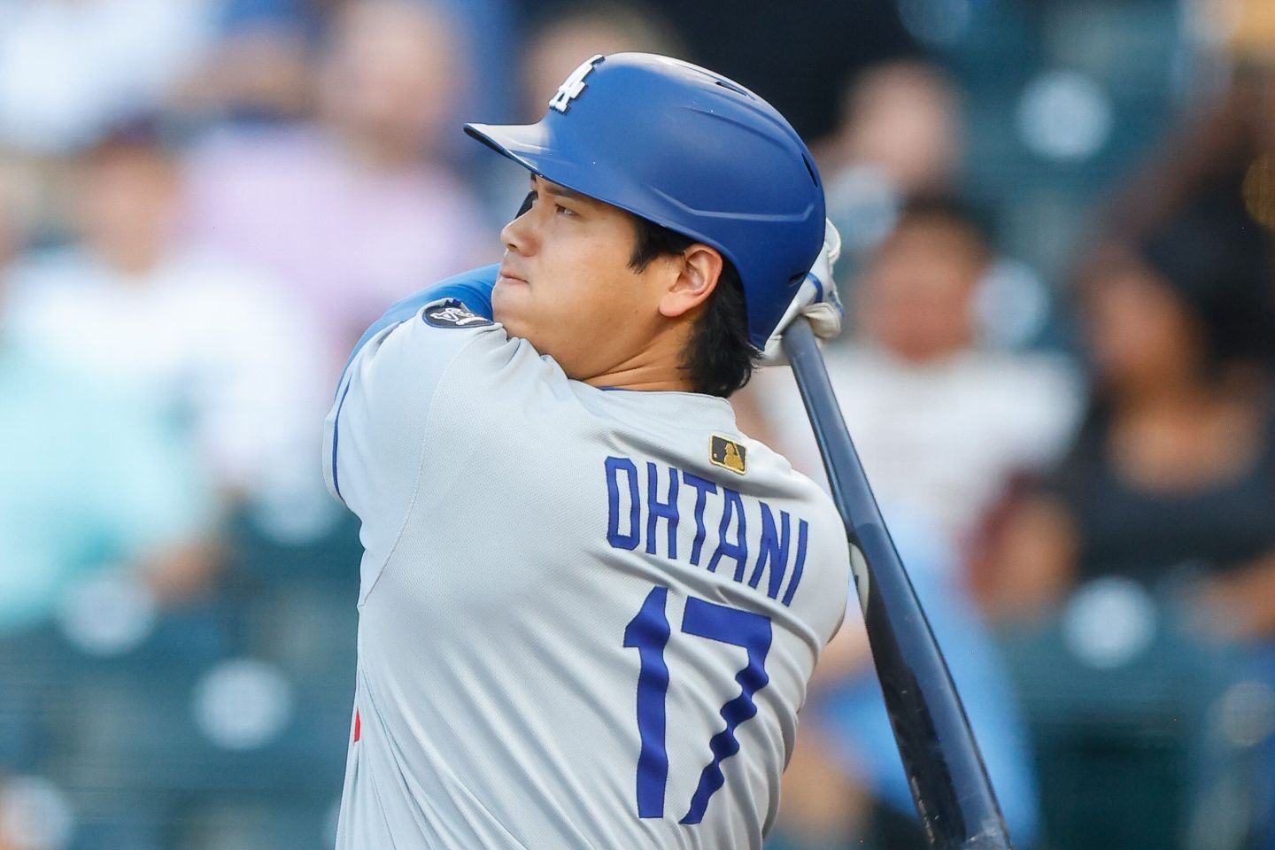 大谷が44号のソロホームランを放った。(C) Getty Images