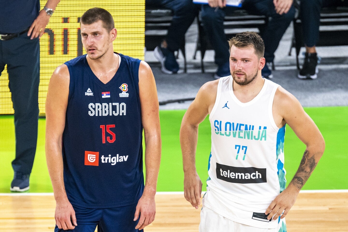 現代のNBAにおいてヨキッチ（左）やドンチッチ(右)など、外国人選手の存在は不可欠となっている。(C)Getty Images