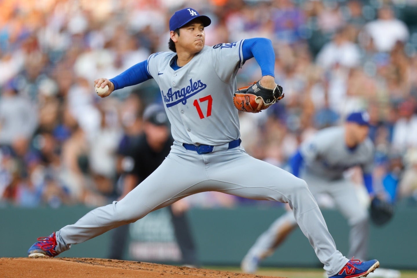 大谷は５連打を含む９安打を献上。今季ワースト５失点で負け投手となった。(C)Getty Images
