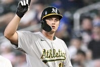 後半戦のOPSでMLB首位を独走するカーツ。(C)Getty Images