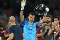 フルミネンセのファビオが公式戦通算1391試合出場の世界記録を樹立した。(C) Getty Images