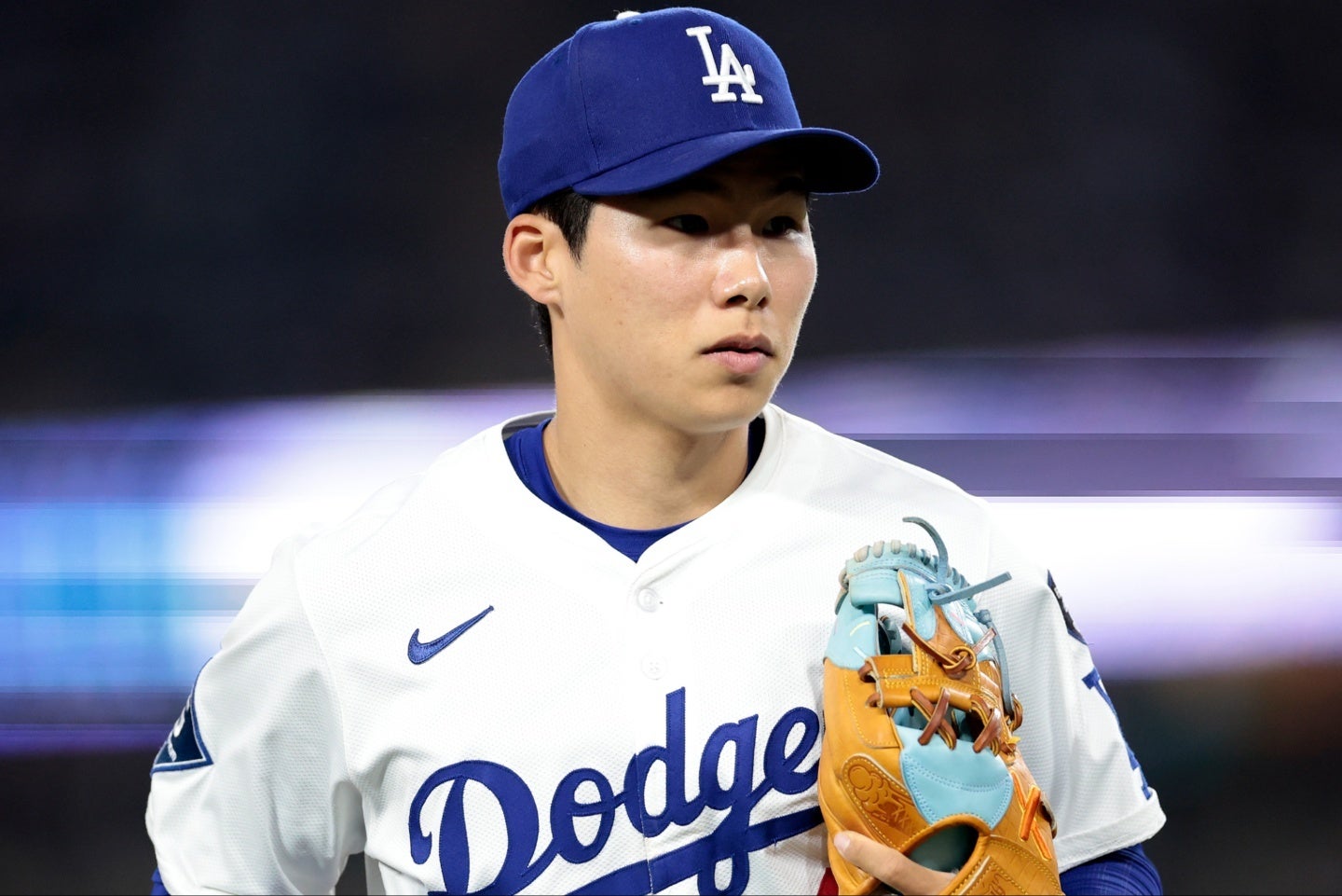 ３Aでレフトとして先発出場したキム・ヘソン。(C)Getty Images