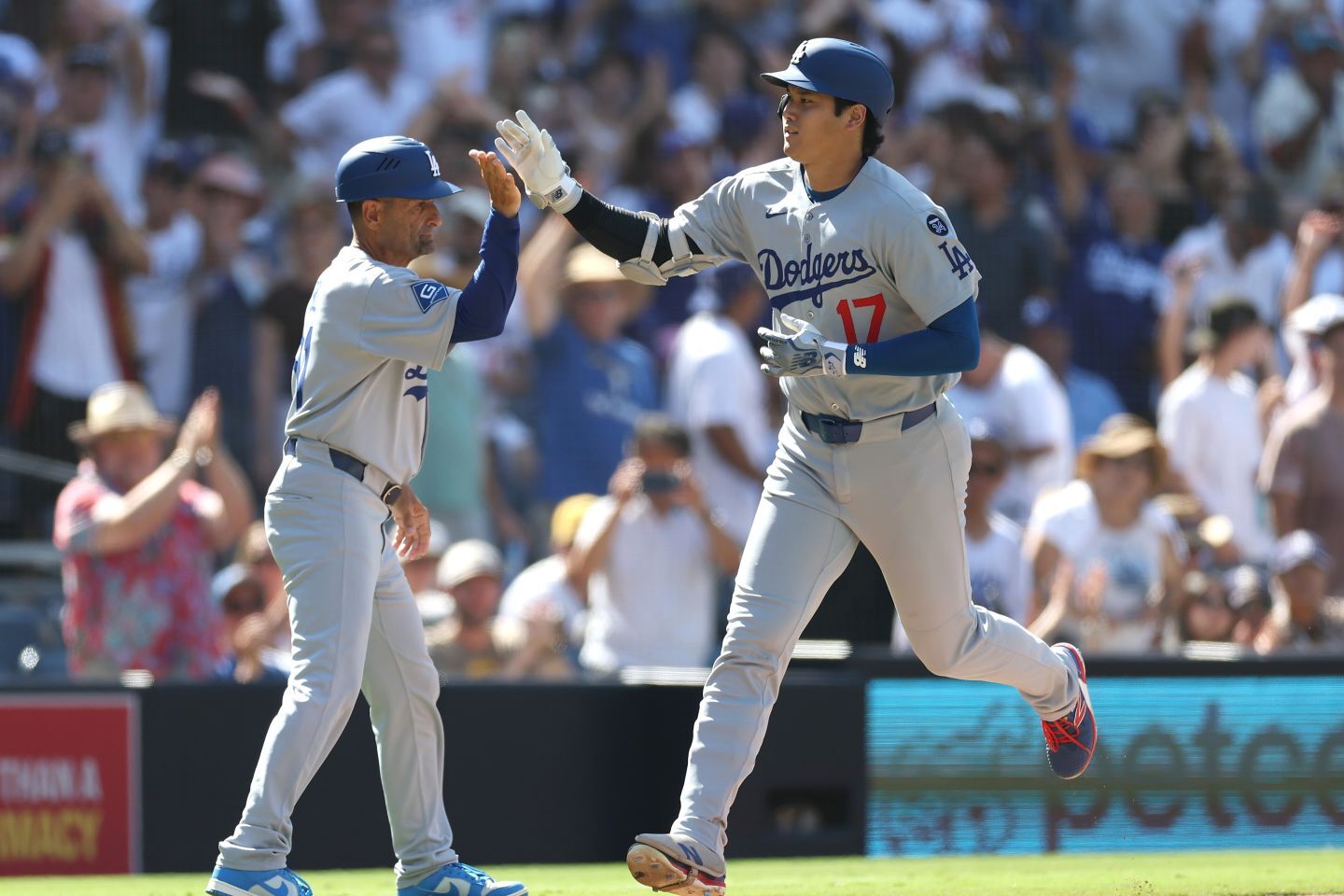 出場４試合ぶりとなる45号ソロを放った大谷。このあとまさかの“珍行動”に打って出た。(C)Getty Images