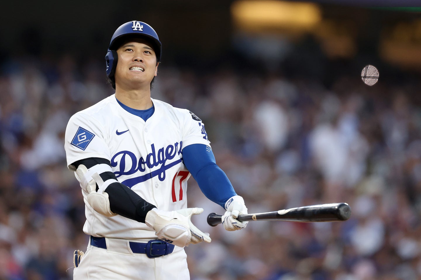 １番・指名打者としてスタメン出場した大谷翔平。(C) Getty Images