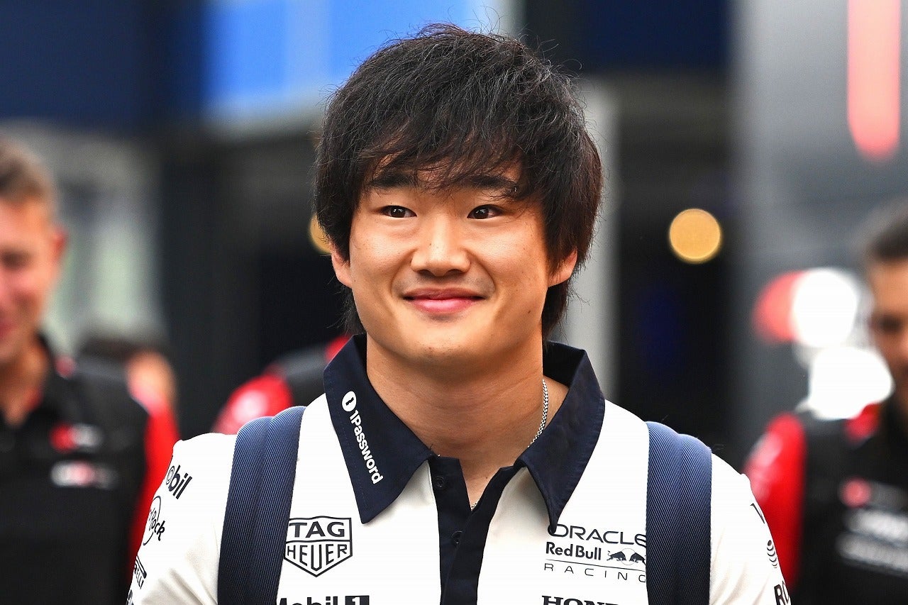 レッドブルのセカンドドライバーという特殊な環境への適応に苦労している角田。(C)Getty Images