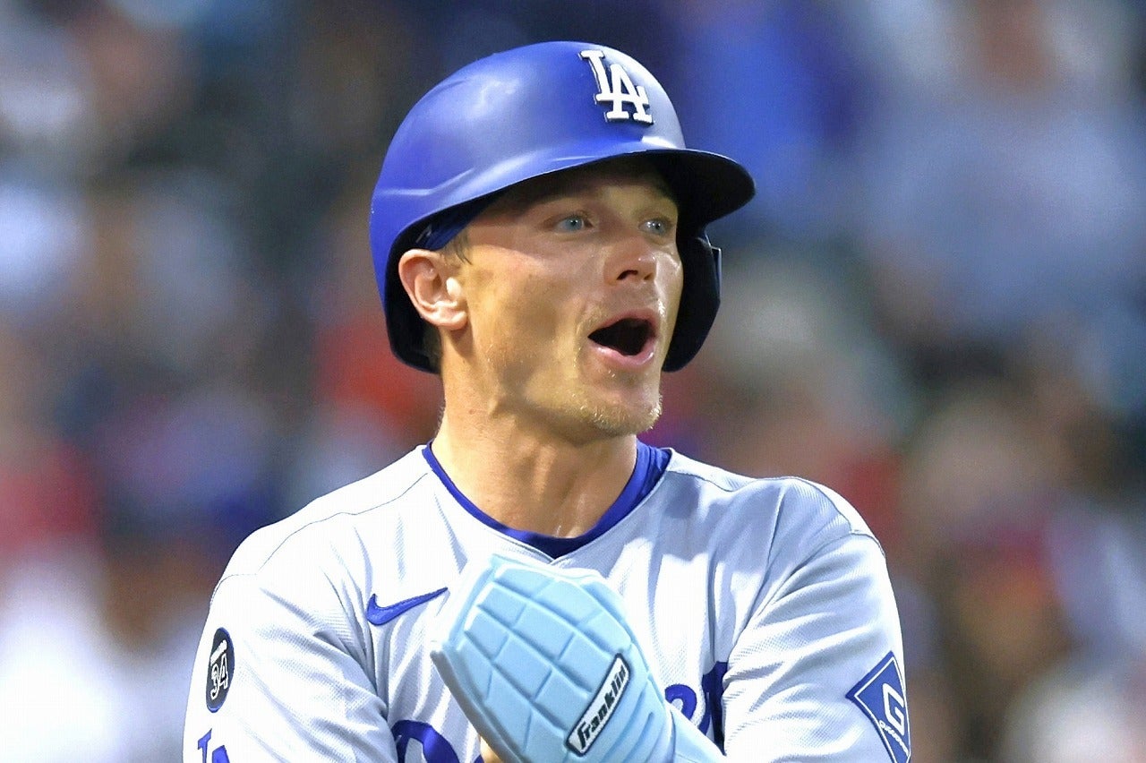 ７月末のトレードデッドライン間際にドジャースに加入したコール。(C)Getty Images