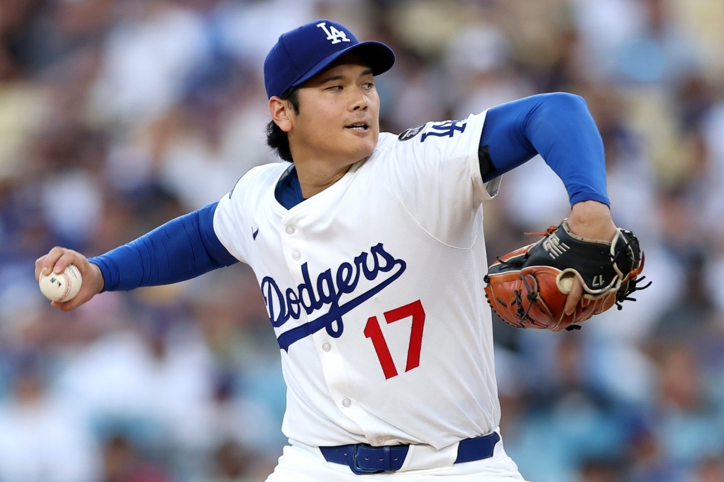 大谷は毎回９奪三振の好投！749日ぶりに白星を挙げた。(C)Getty Images