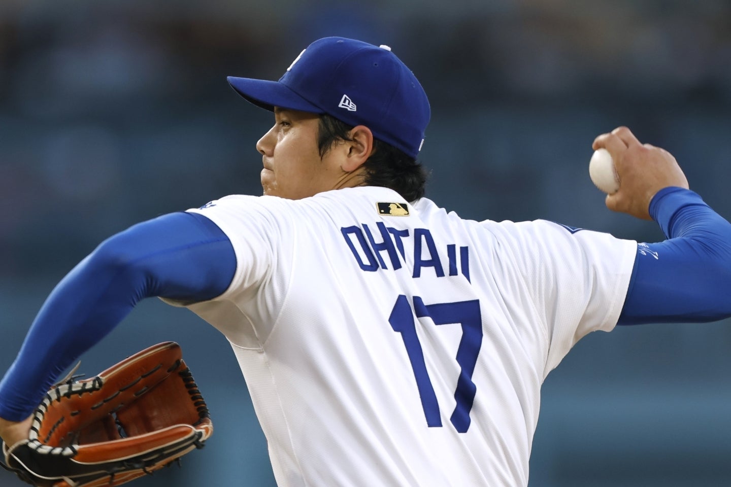 エンジェルス時代の2023年８月以来、メジャーで勝利投手となった大谷翔平。(C)Getty Images