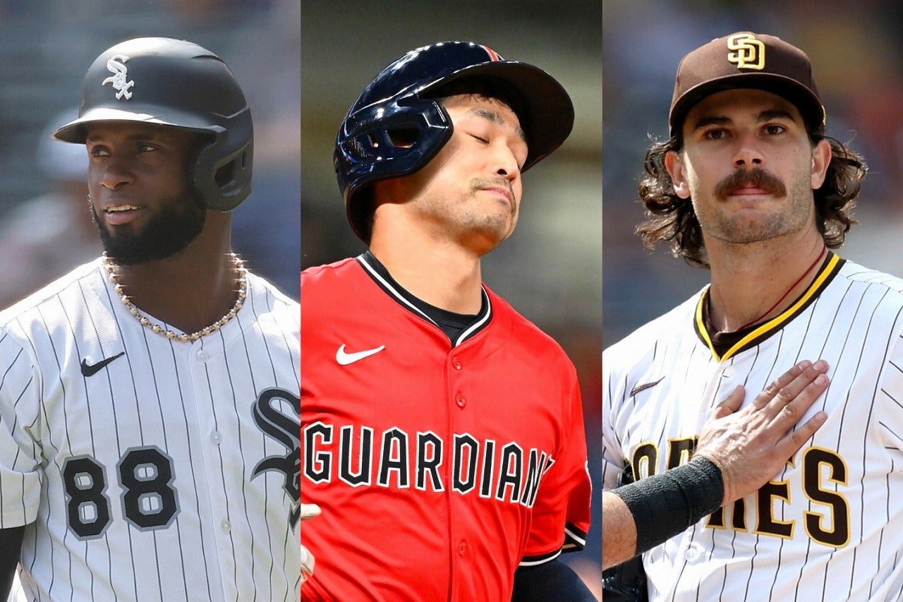 ８月に入り、苦戦を強いられているロバートJr.（左）、クワン（中央）、シース（右）。(C)Getty Images