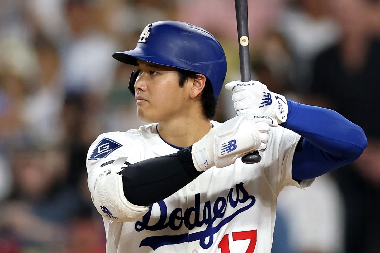 チーム初安打を放った大谷翔平は３打数１安打、１四球だった。(C)Getty Images