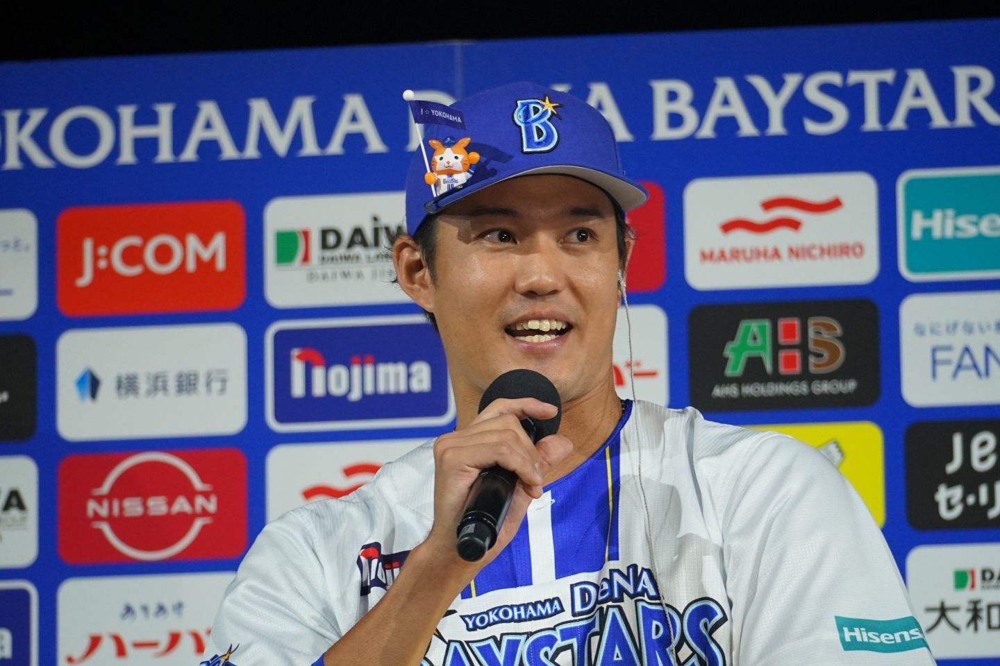 フォームに引っ張られすぎず、「リズムとタイミング」を意識した投球をしたと藤浪は話した。写真：萩原孝弘