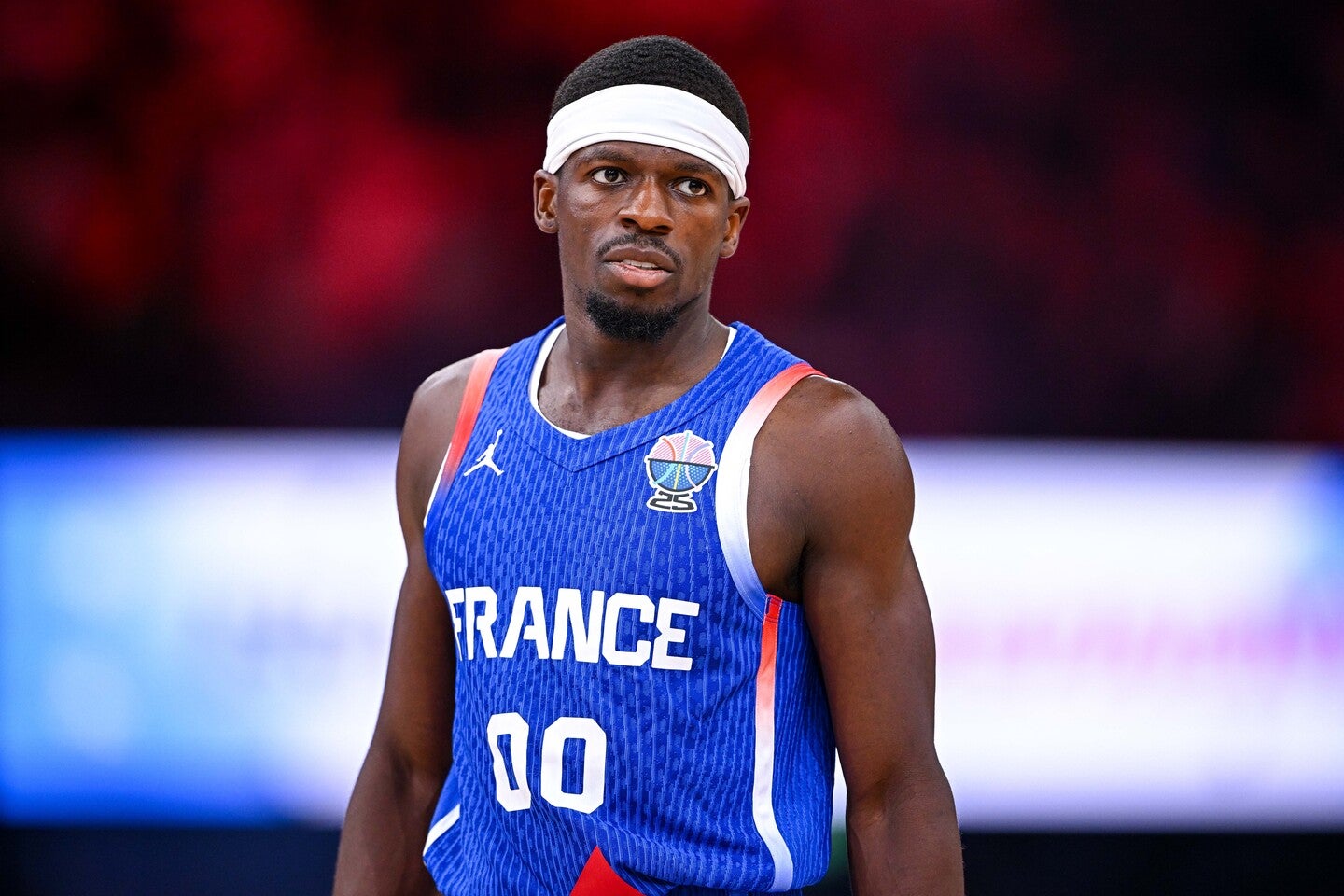 試合終盤にフランシスコが不文律を犯し、小競り合いが発生した。(C)Getty Images