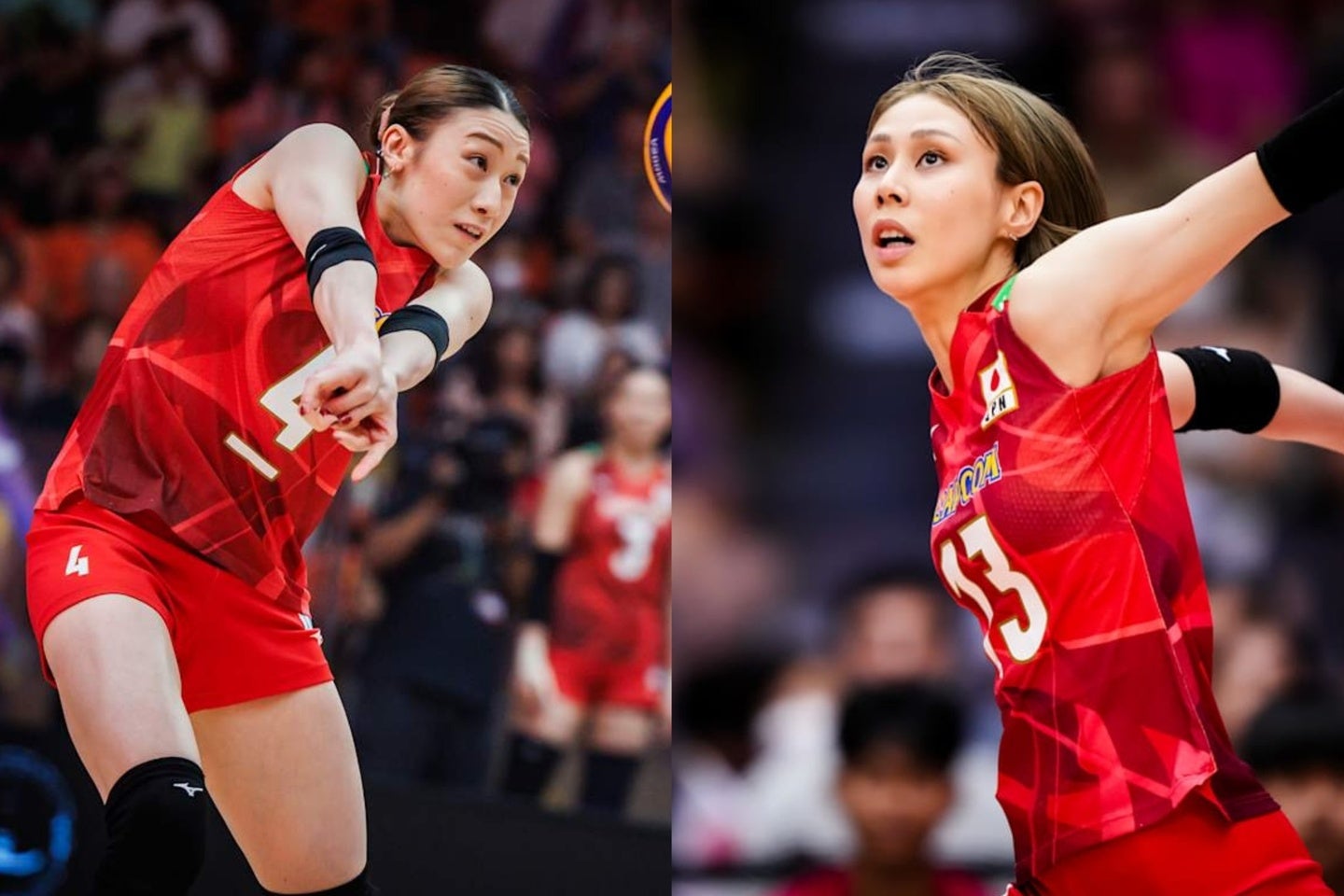 オランダに逆転勝ちした日本はベスト４進出を決めた。(C)Volleyball World