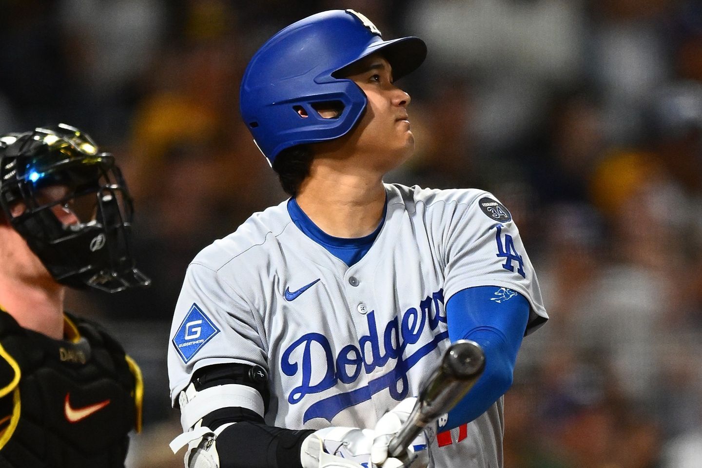 大谷はチーム唯一のマルチ安打を記録するも、得点には結びつかなかった。(C)Getty Images