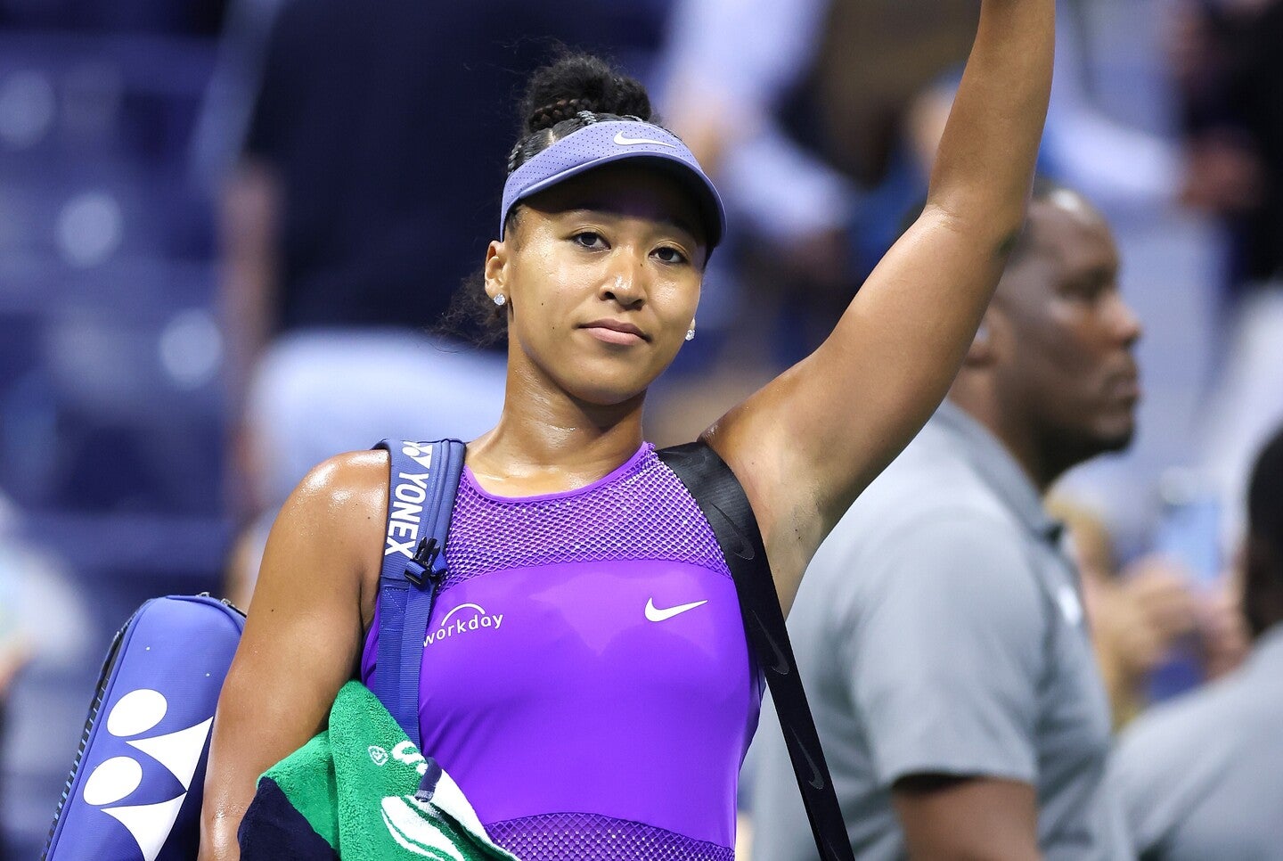 ５年ぶりの全米オープン決勝進出を目指した大坂なおみだったが、過去２戦全敗のアニシモワにフルセットの末逆転負けを喫した。(C)Getty Images