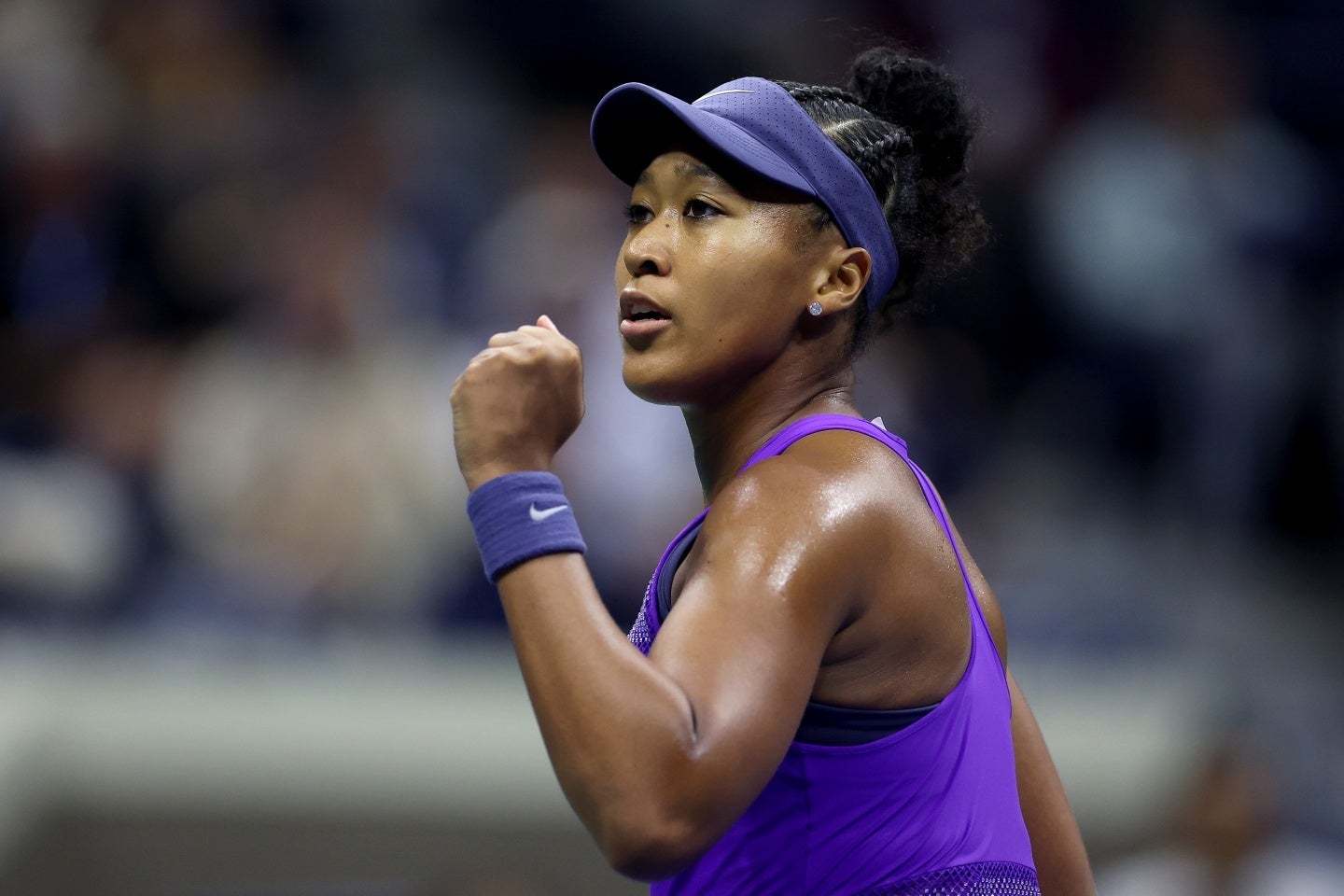 大坂は全米OP決勝進出を逃したが、試合後のコメントが注目を浴びている。(C)Getty Images