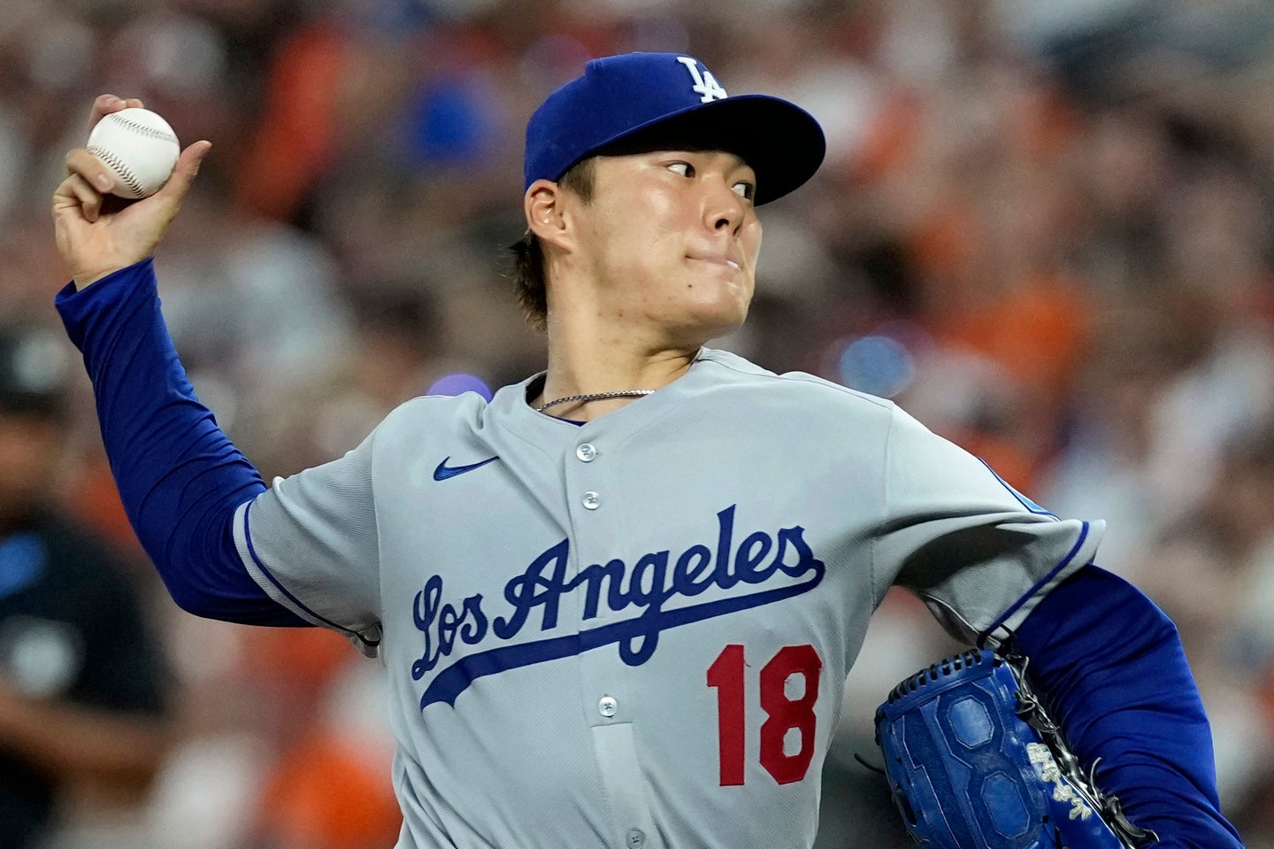 ドジャースの山本由伸。(C)Getty Images