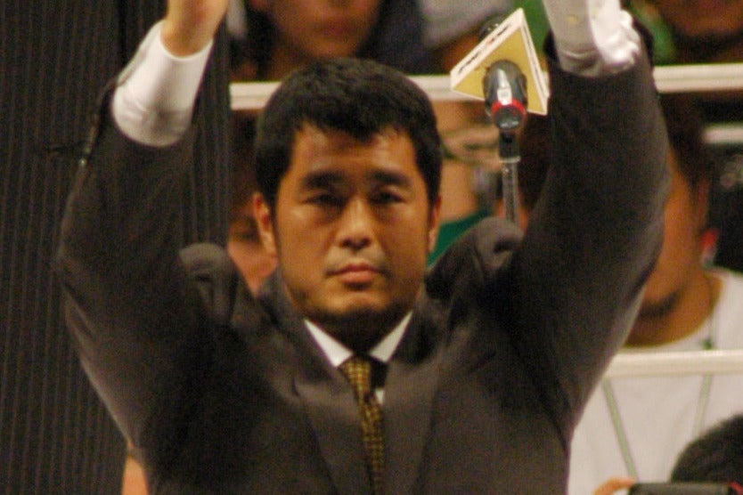 ドジャース戦を現地観戦したことを報告した元プロレスラーの髙田延彦さん。(C)Getty Images