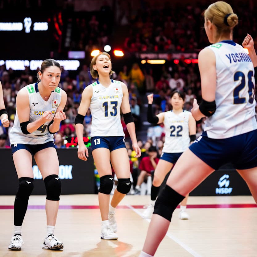 ブラジルに勝てなかったバレー日本女子代表だが、感動をもたらした。(C)Volleyball World
